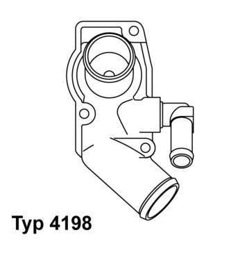 Caixa do termostato Opel 1338100 preço, a partir de 32,26 USD