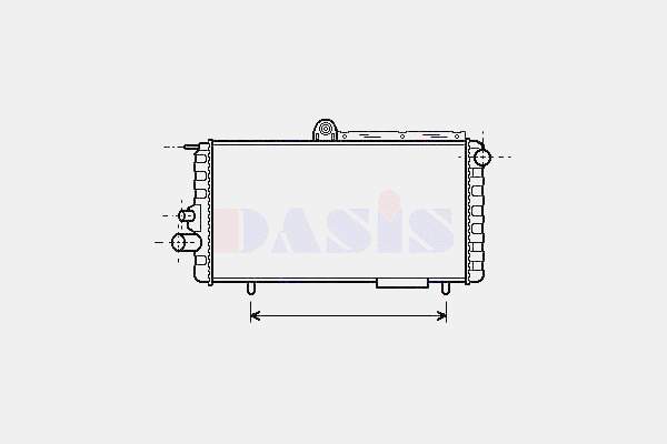Radiador de esfriamento de motor Nissens 60010 preço, a partir de 92,74 USD