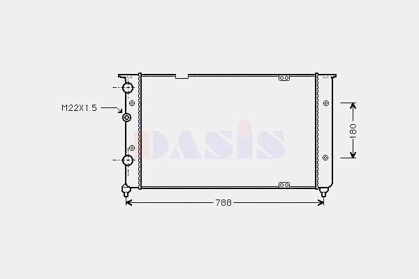 Radiador de esfriamento de motor VAG 357121251 preço, a partir de 78,32 USD