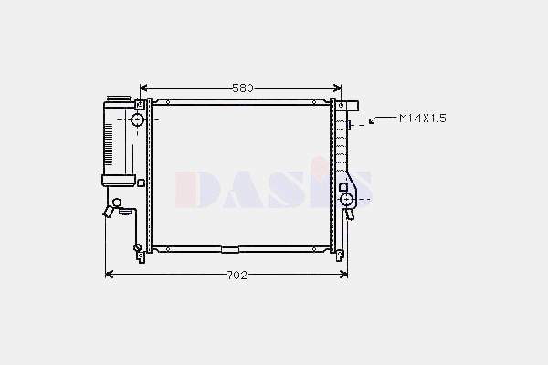 Radiador de esfriamento de motor BMW 17111740699 preço, a partir de 100,45 USD