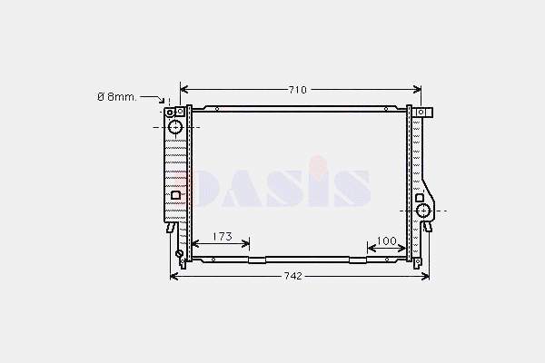 Radiador de esfriamento de motor BMW 17112244542 preço, a partir de 144,97 USD