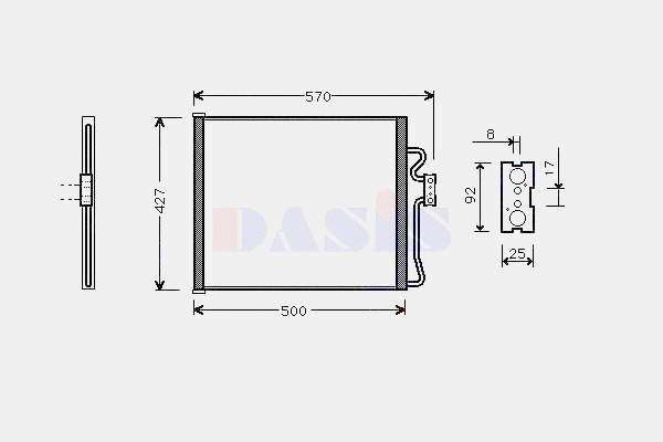 Radiador de aparelho de ar condicionado BMW 64538378439 preço, a partir de 110,68 USD