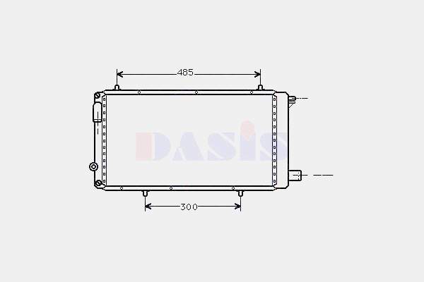 731173 VALEO Radiador de esfriamento de motor