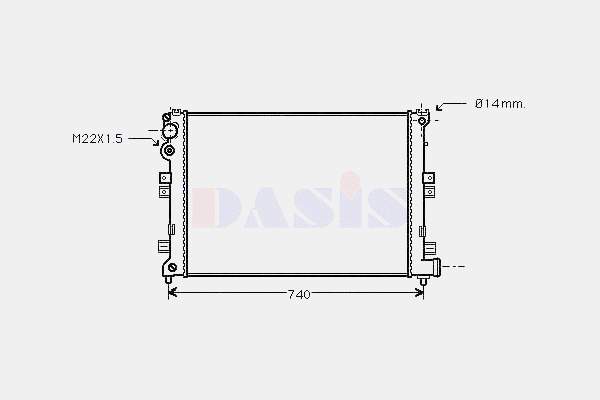 Radiador de esfriamento de motor Peugeot/Citroen 1475845080 preço, a partir de 75,69 USD