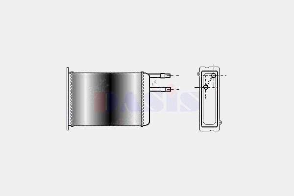 812141 VALEO Radiador de forno (de aquecedor)