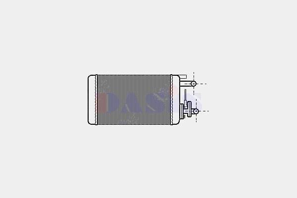 60779470 Fiat/Alfa/Lancia Radiador de forno (de aquecedor)