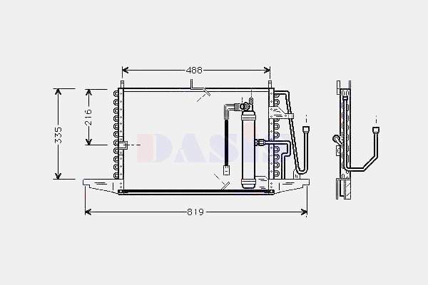 Radiador de aparelho de ar condicionado HELLA 8FC351303201 preço, a partir de 52,73 USD