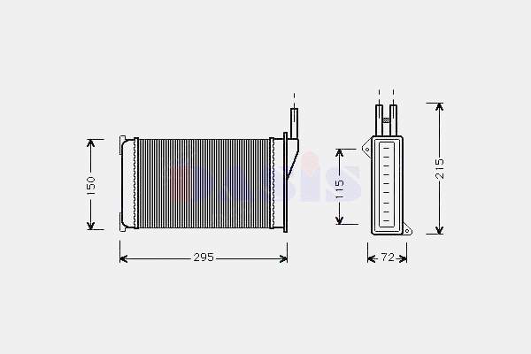 Radiador de forno (de aquecedor) Ford 7232897 preço, a partir de 27,09 USD