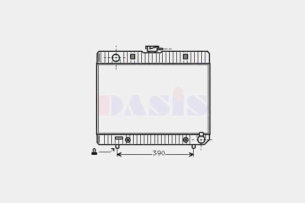 A1235013301 Mercedes Radiador de esfriamento de motor