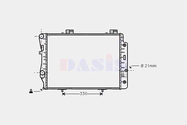 Radiador de esfriamento de motor Polcar 500208 preço, a partir de 206,34 USD