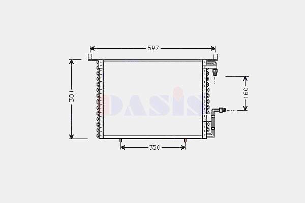 Radiador de aparelho de ar condicionado Mercedes A2018302870 preço, a partir de 200,77 USD