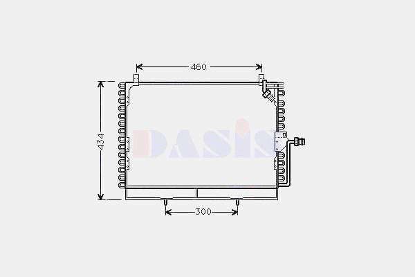 Radiador de aparelho de ar condicionado Mercedes A1248301370 preço, a partir de 138,33 USD