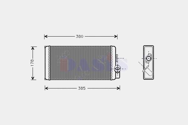 A1648300261 Mercedes Radiador de forno (de aquecedor)