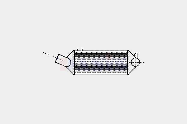 6302059 Opel Radiador de intercooler