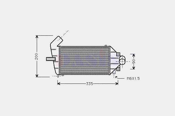 CI51000P Mahle Original Radiador de intercooler