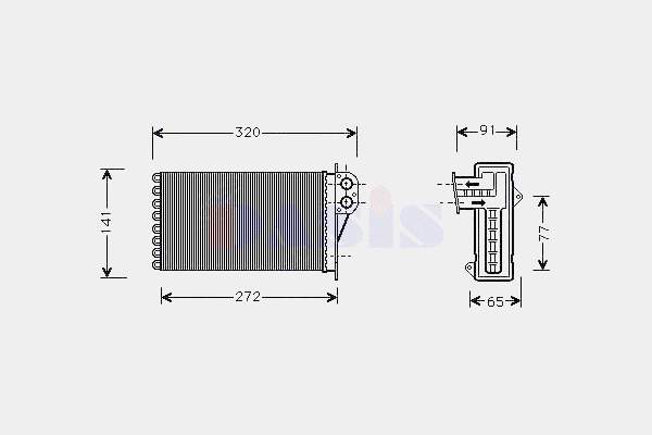 Radiador de forno (de aquecedor) Mahle Original AH88000S preço, a partir de 28,38 USD
