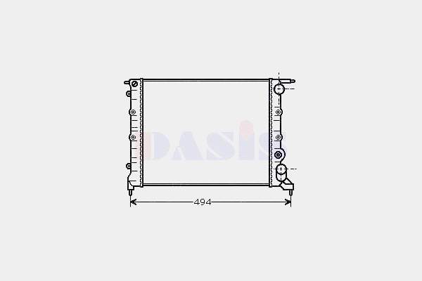Radiador de esfriamento de motor Nissens 63919 preço, a partir de 60,54 USD