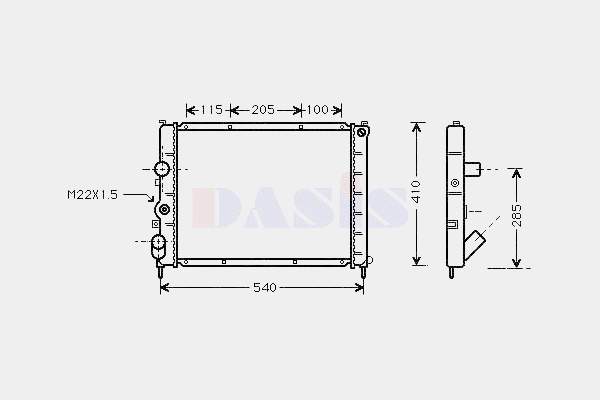 Radiador de esfriamento de motor Denso DRM23011 preço, a partir de 79,79 USD