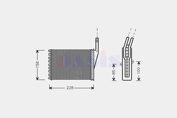 Radiador de forno (de aquecedor) HELLA 8FH351024361 preço, a partir de 38,46 USD