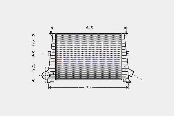 4726568 General Motors Radiador de intercooler