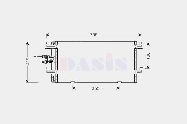 Compre 7D0820413A VAG Radiador de aparelho de ar condicionado