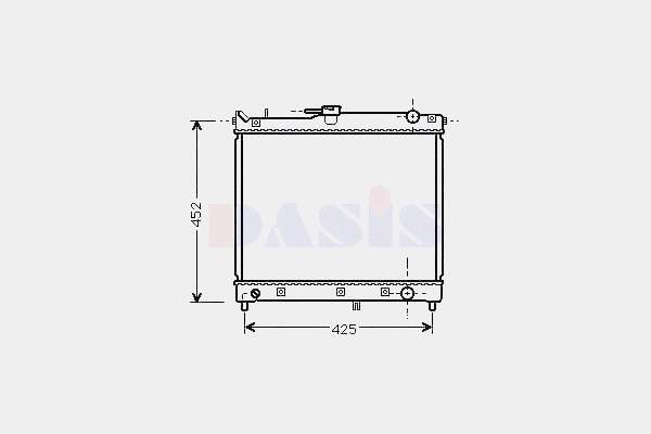 Radiador de esfriamento de motor Suzuki 1770080A00 preço, a partir de 103,75 USD