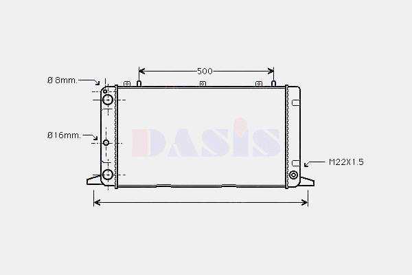 Compre 60488 Nissens Radiador de esfriamento de motor