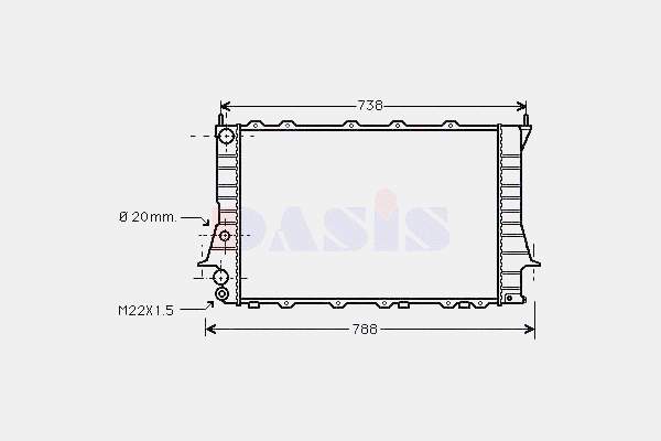 Radiador de esfriamento de motor VAG 4A0121251A preço, a partir de 86,83 USD