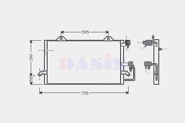 Compre 8A0260403AA VAG Radiador de aparelho de ar condicionado