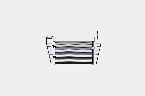487040N Dasis Radiador de intercooler
