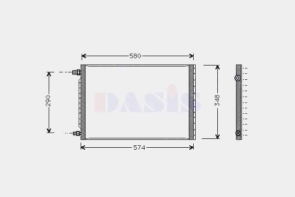 Radiador de aparelho de ar condicionado NRF 35953