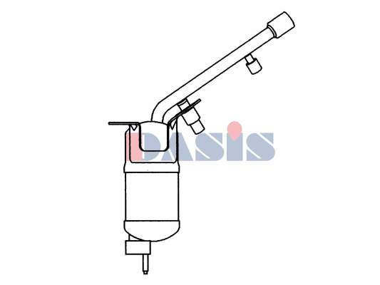 1S7H16E647AF Ford Tanque de recepção do secador de aparelho de ar condicionado
