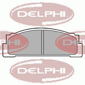 LP30 Delphi Sapatas do freio dianteiras de disco