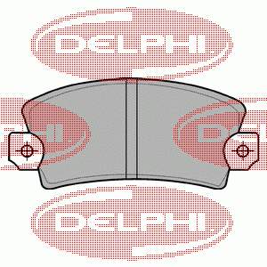 Compre LP56 Delphi Sapatas do freio dianteiras de disco