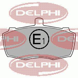 LP413 Delphi Sapatas do freio dianteiras de disco