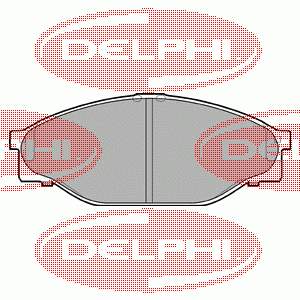 LP950 Delphi Sapatas do freio dianteiras de disco