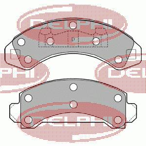 5262349 Ford Sapatas do freio traseiras de disco