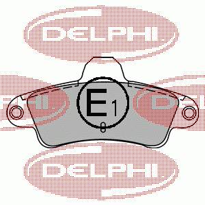 Sapatas do freio traseiras de disco 1204850 Ford
