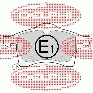 LP1309 Delphi Sapatas do freio dianteiras de disco