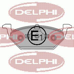 Sapatas do freio dianteiras de disco Delphi LP1436 preço, a partir de 31,68 USD