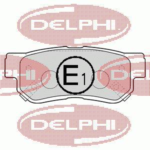 Sapatas do freio traseiras de disco Delphi LP1539 preço, a partir de 21,03 USD