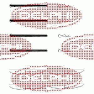 1090901 Quick Brake Kit de reparação das sapatas do freio