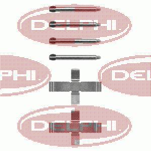 A0004214091 Mercedes Kit de reparação das sapatas do freio