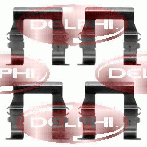 Compre 1987474321 Bosch Kit de molas de fixação de sapatas de disco dianteiras