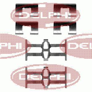 Kit de molas de fixação de sapatas de disco traseiras Honda 43244SG0003 preço, a partir de 7,63 USD