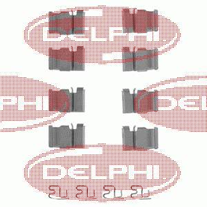 Compre 0103GDJ150R Febest Kit de molas de fixação de sapatas de disco traseiras