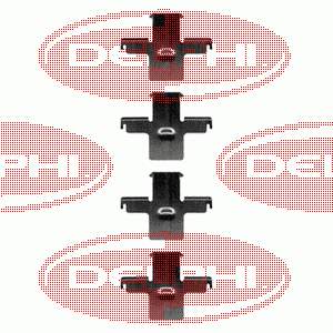 41080C7126 Nissan/Infiniti Kit de molas de fixação de sapatas de disco dianteiras