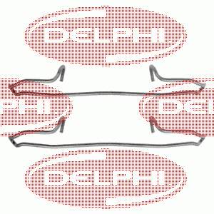 410843J426 Nissan/Infiniti Kit de molas de fixação de sapatas de disco dianteiras