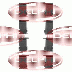 MR389605 Mitsubishi Kit de molas de fixação de sapatas de disco dianteiras