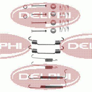LY1134 Delphi Kit de montagem das sapatas traseiras de tambor
